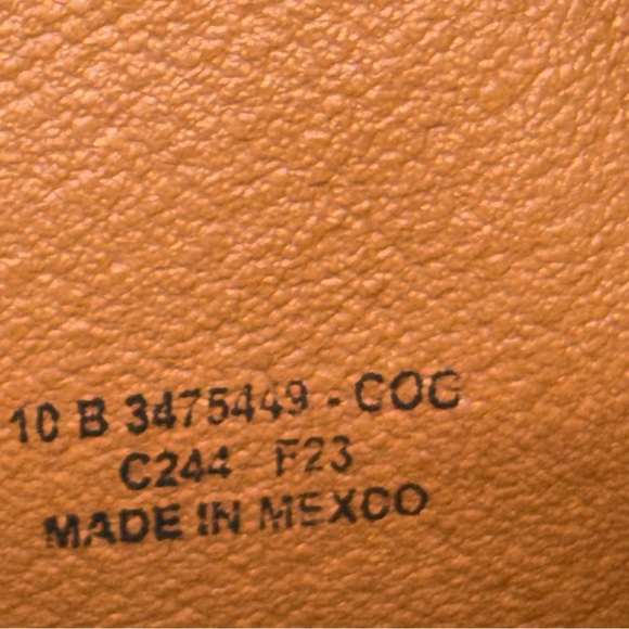 Frye Cognac Leather Melissa Button 2 Distressed Tall Riding Boots size 10 - Picture 9 of 10